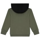 Boys Green & Black Logo Tracksuit, 2, hi-res