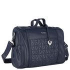 Navy Blue Quilted Baby Changing Bag, 1, hi-res