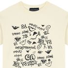 Boys Ivory Logo T-Shirt, 1, hi-res
