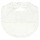 Ivory & White Baby Bib, 1, hi-res