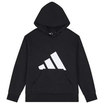 Black Logo Hooded Top