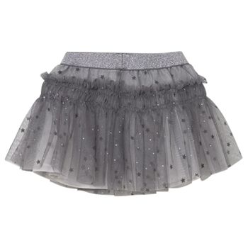 Younger Girls Grey Tulle Skirt