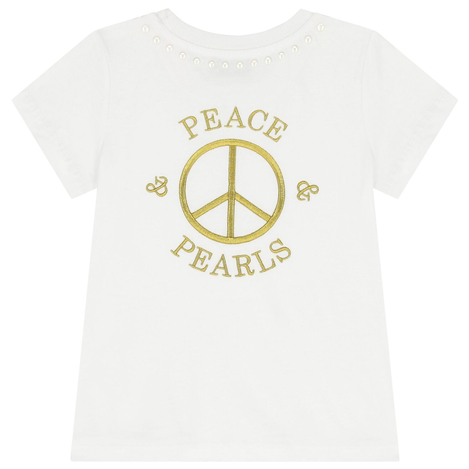 Girls White Logo T-Shirt, 1, hi-res image number null