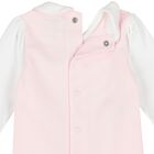 Baby Girls Pink & White Babygrow Set, 1, hi-res