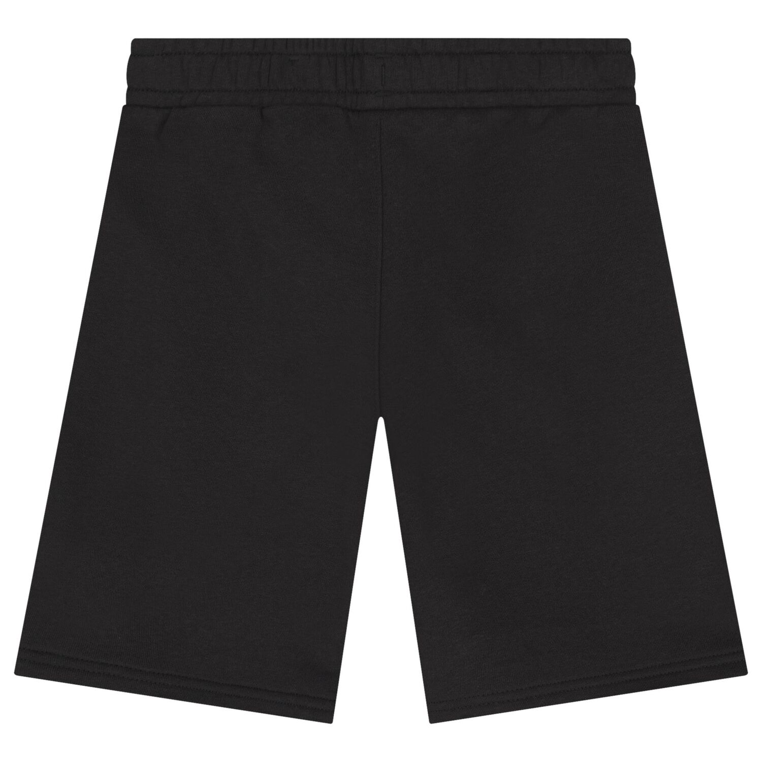 Boys Black Logo Shorts, 1, hi-res