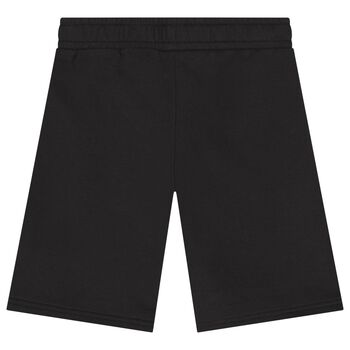 Boys Black Logo Shorts