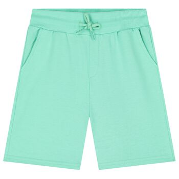 Boys Green Jersey Shorts