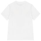 Girls White Logo T-Shirt, 1, hi-res