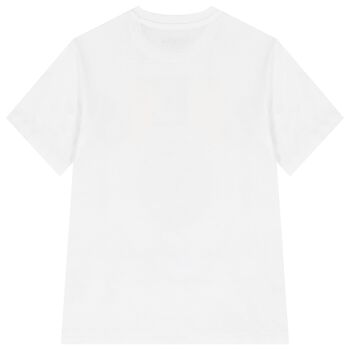 Girls White Logo T-Shirt