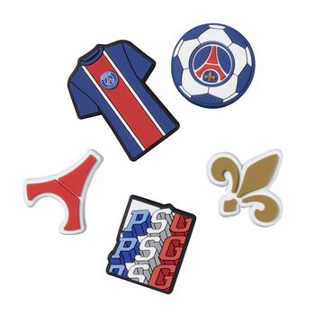 Paris St Germain 5 Pack Jibbitz Crocs Charms