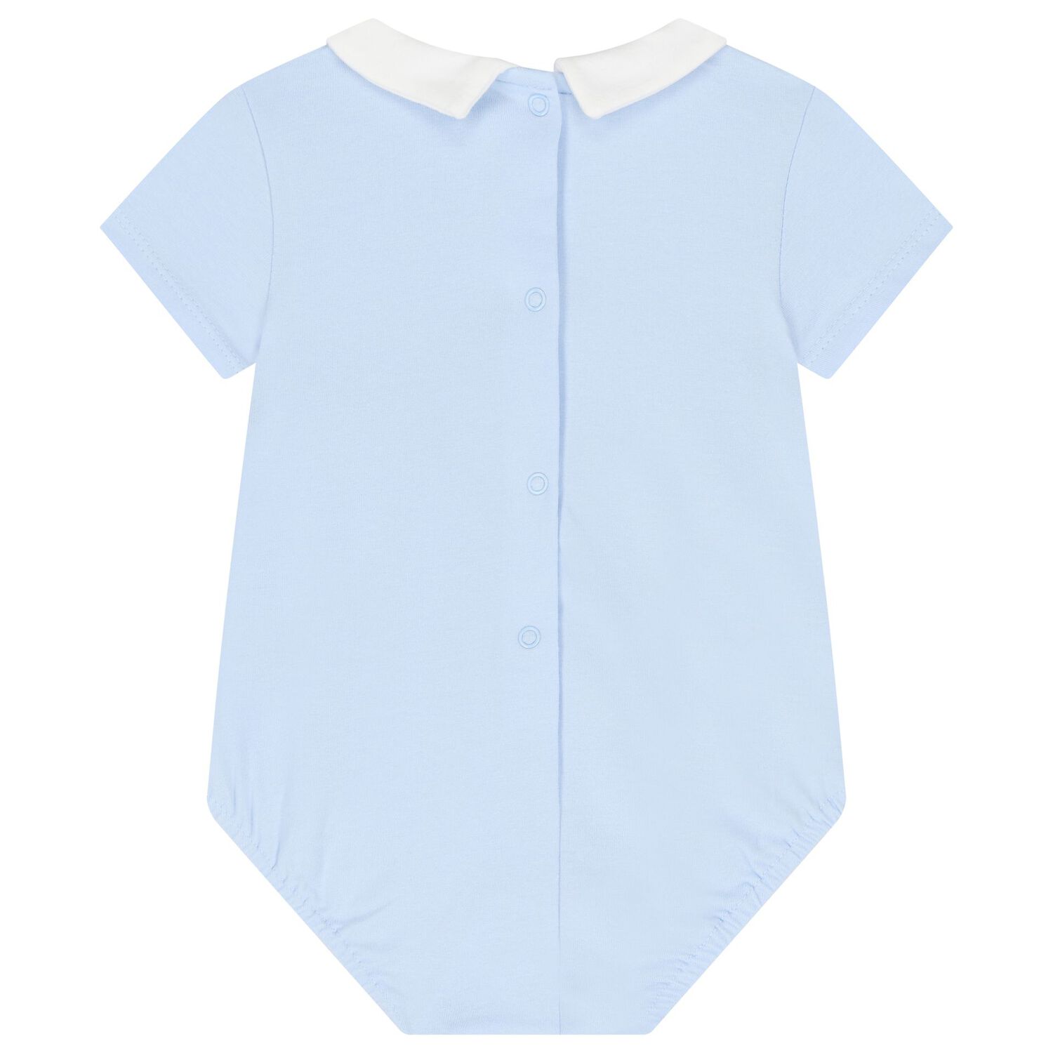Baby Boys Blue Bodysuit, 1, hi-res