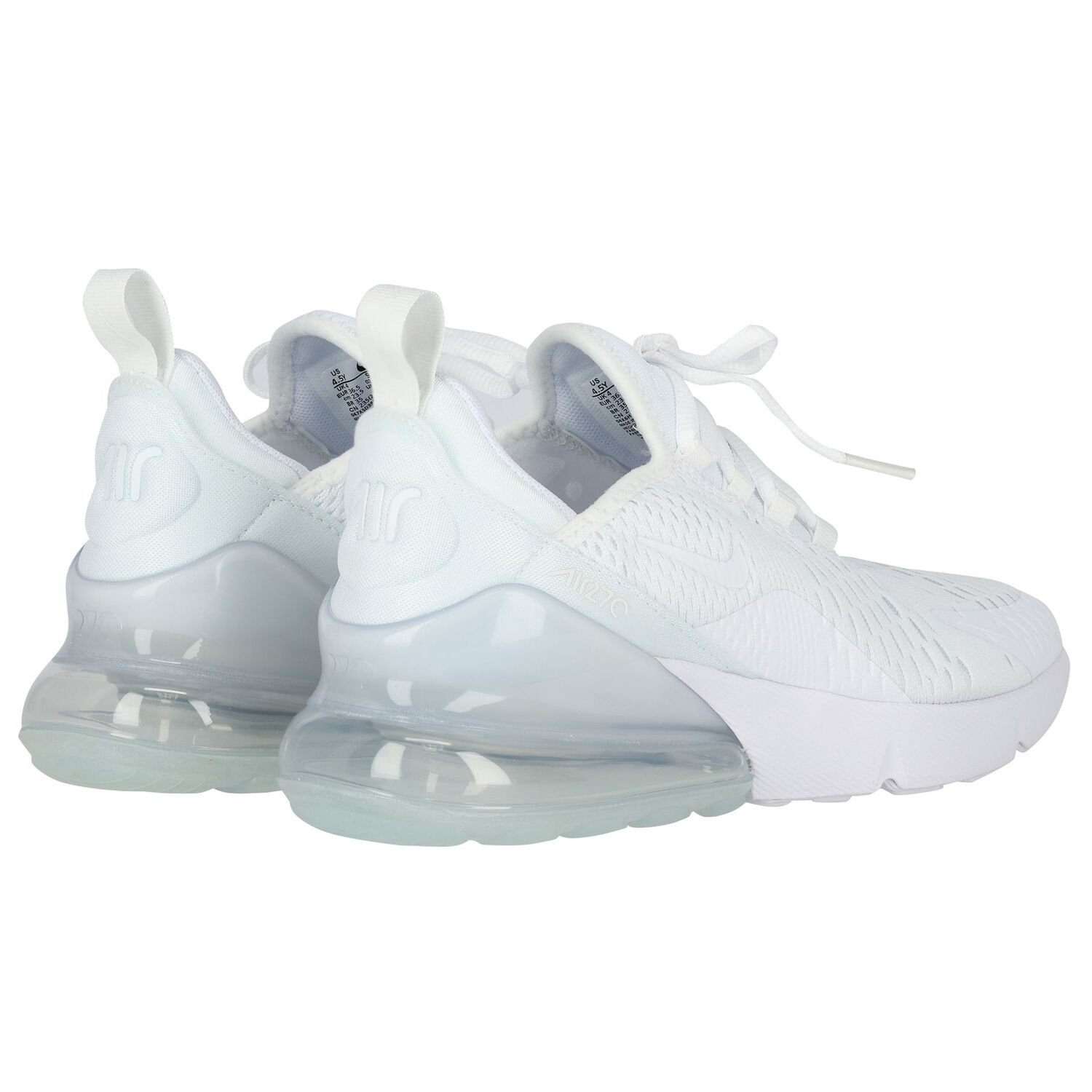White Nike Air Max 270, 1, hi-res