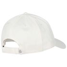 White Cotton Logo Cap, 1, hi-res