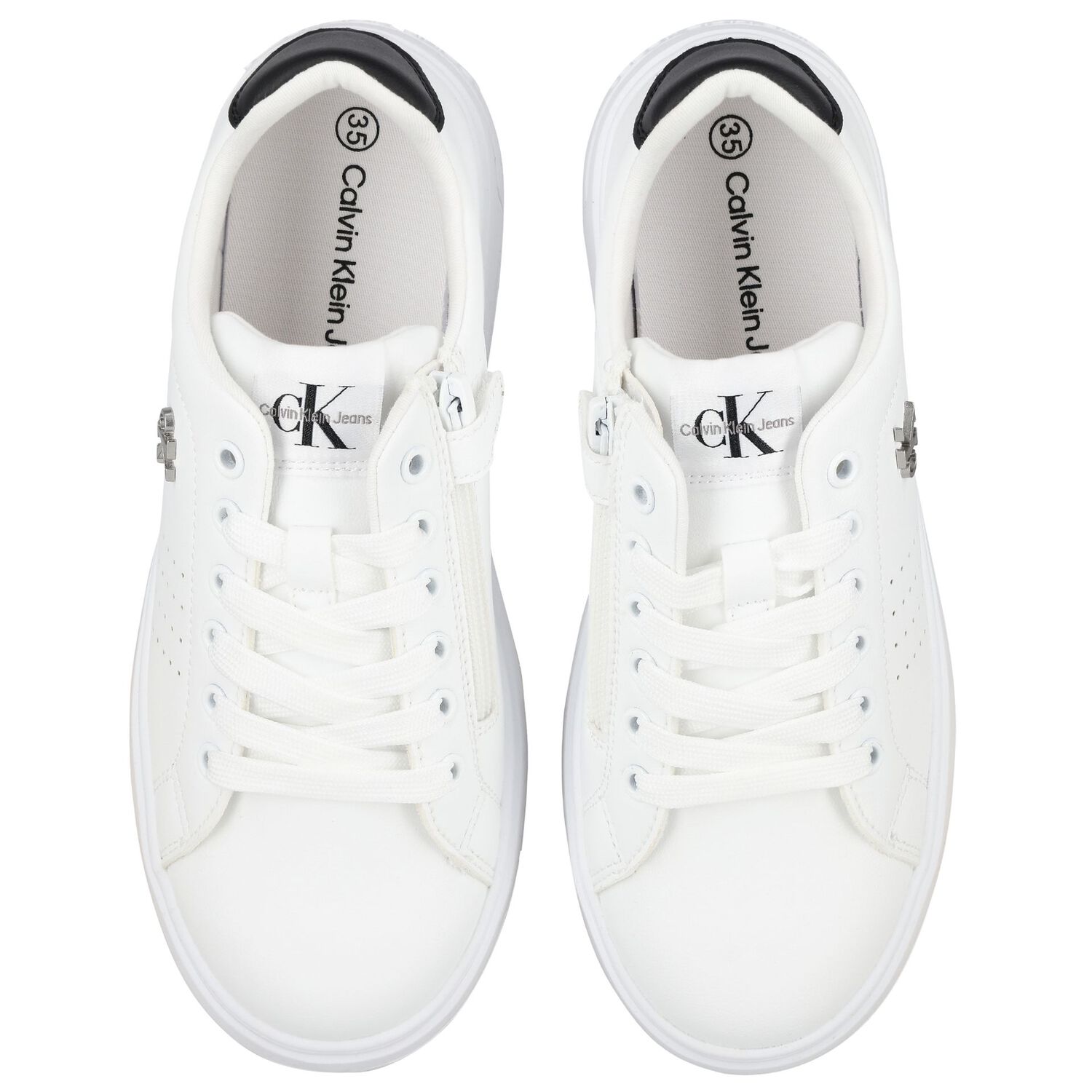 White Logo Trainers, 1, hi-res image number null