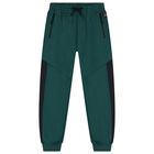 Boys Green Joggers, 1, hi-res