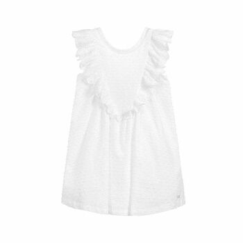 Girls Cyrielle White Dress
