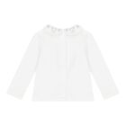 Baby Boys White & Blue Dungaree Set, 1, hi-res