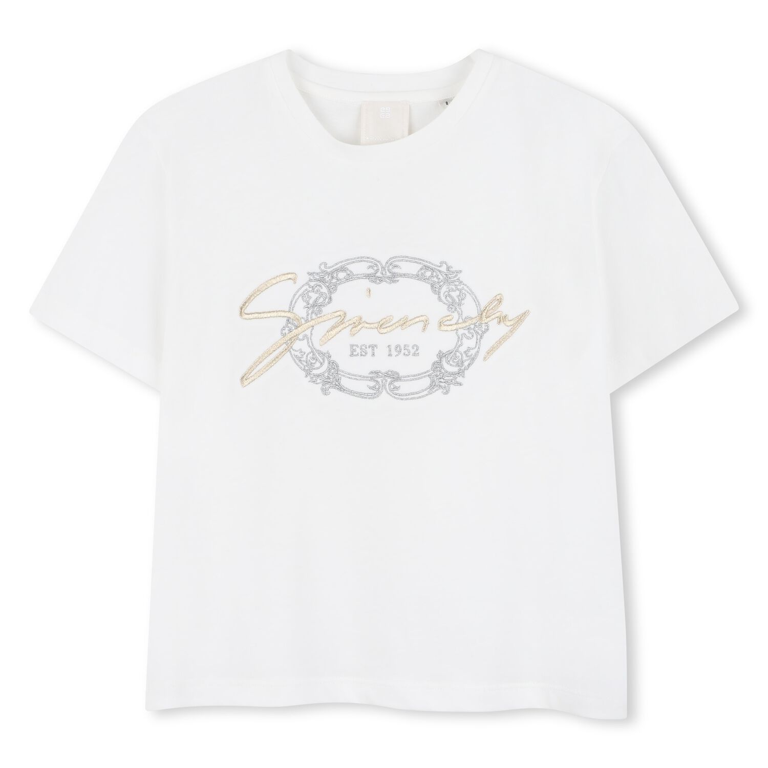 Girls White Logo T-Shirt, 1, hi-res image number null