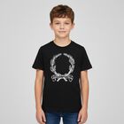 Black Logo Leaf Crest T-Shirt, 1, hi-res