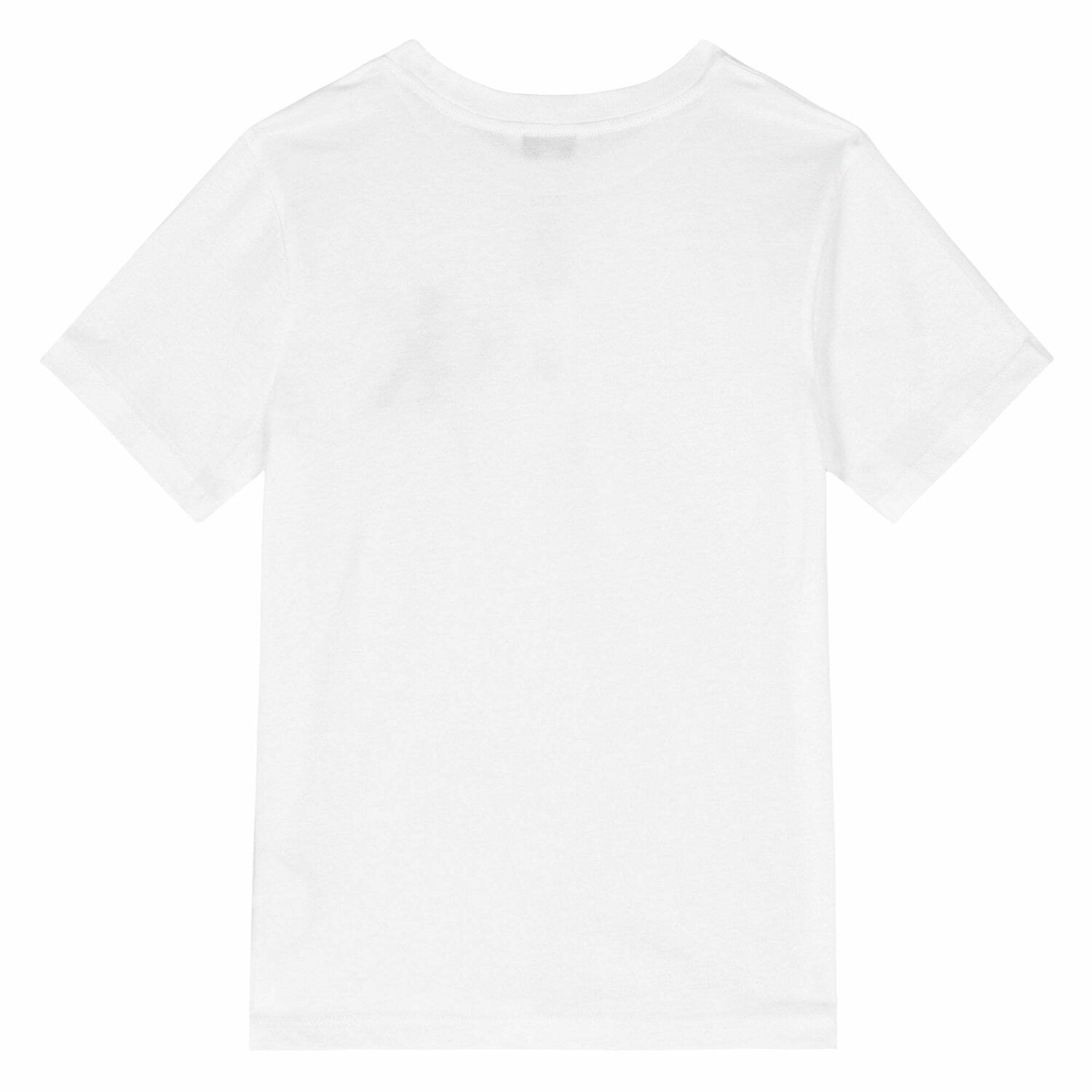 Boys White Logo T-Shirt, 1, hi-res