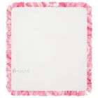 Baby Girls Ivory & Pink Iride Ruffle Blanket, 2, hi-res