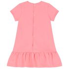 Younger Girls Pink Logo Bag Dress, 4, hi-res