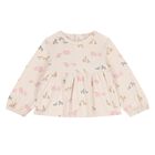 Baby Girls Pink & Beige Animals 3 Piece Trousers Set , 1, hi-res