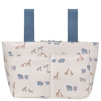 Ivory & Blue Animals Baby Changing Bag