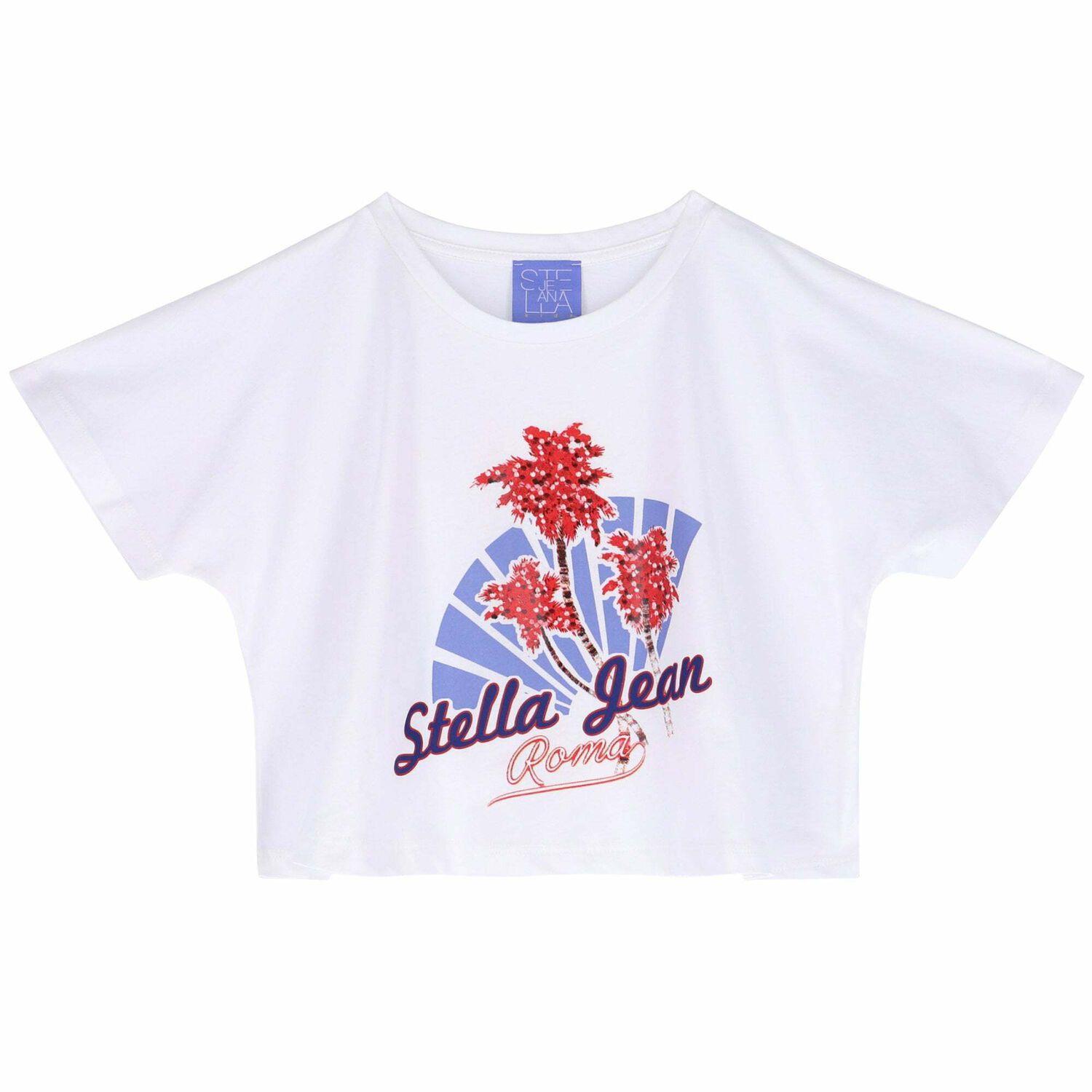 Girls White Printed T-Shirt, 1, hi-res image number null