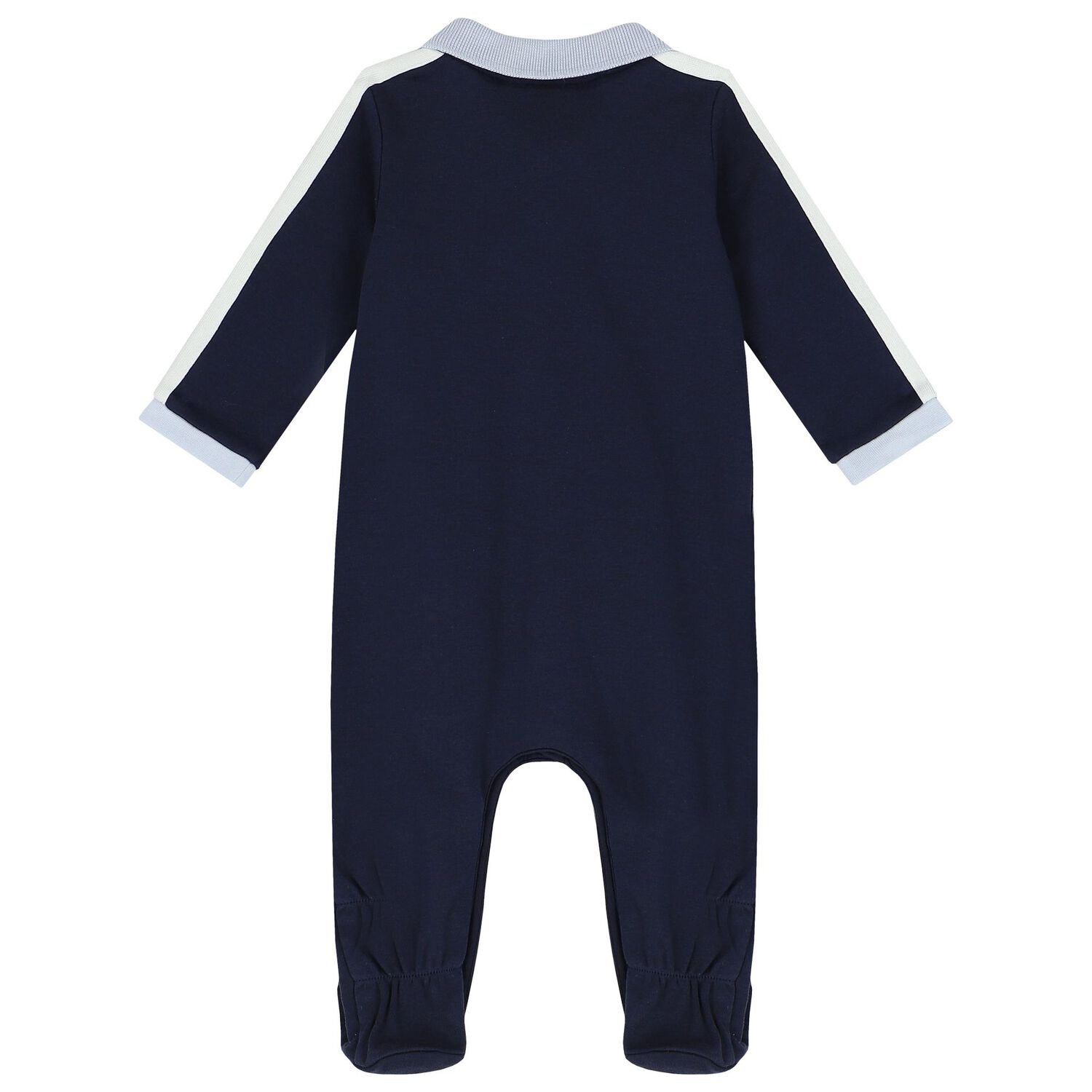 Baby Boys Navy Blue Logo Babygrow, 2, hi-res