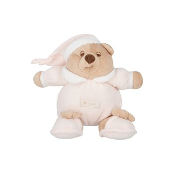 Baby Girls Pink & Beige Teddy Bear ( 13cm ) 