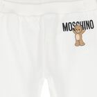 Younger White Teddy Bear Logo Tracksuit, 1, hi-res