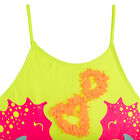 Girls Yellow Seahorse Swimsuit, 1, hi-res