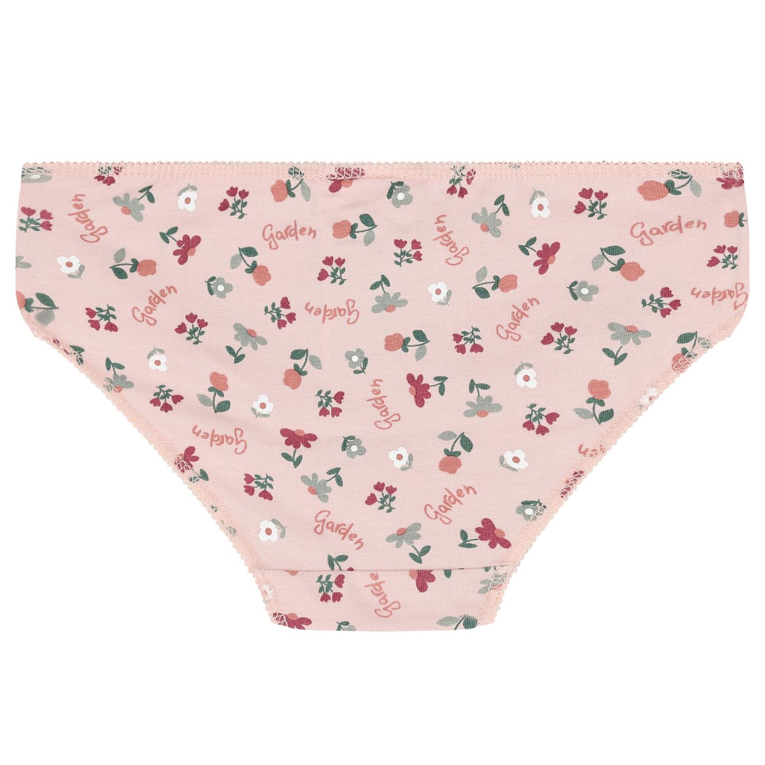 Girls Pink & White Briefs (4 Pack), 1, hi-res image number null