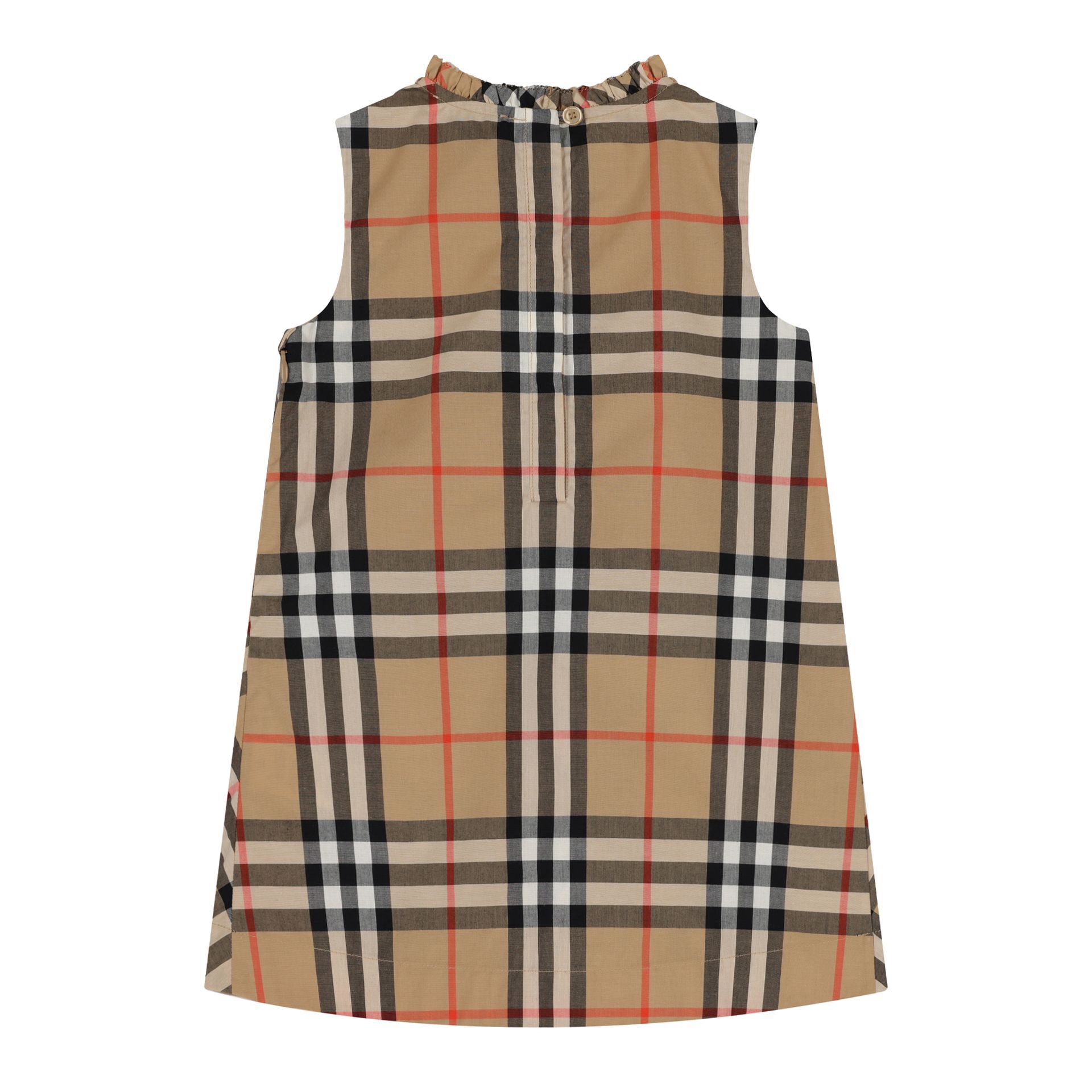 Burberry Baby Girls Beige Check Dress | Junior Couture UK
