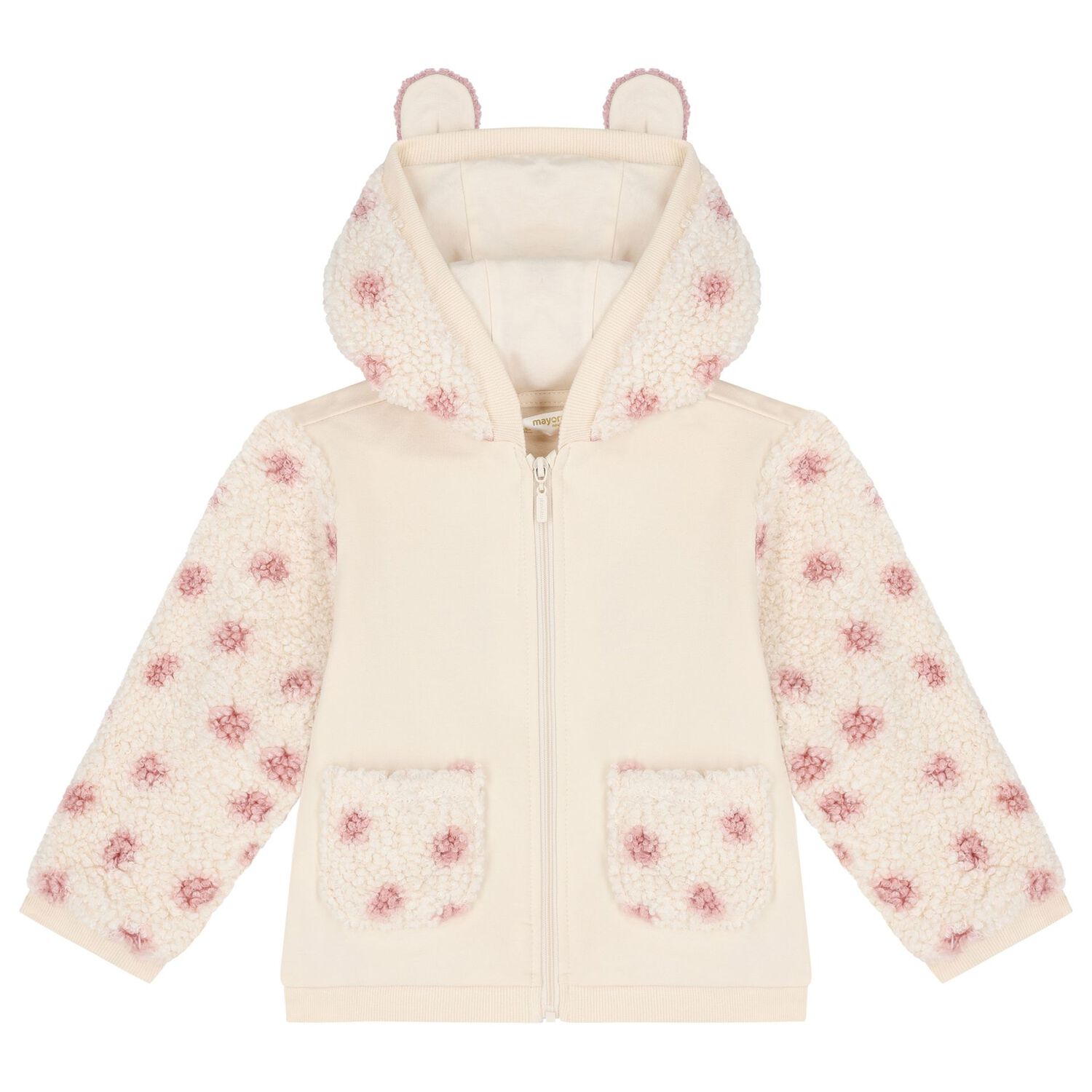 Baby Girls Pink & White Tracksuit (3 Piece), 1, hi-res image number null