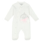 Baby Girls Ivory 4-Piece Babysuit Set, 1, hi-res