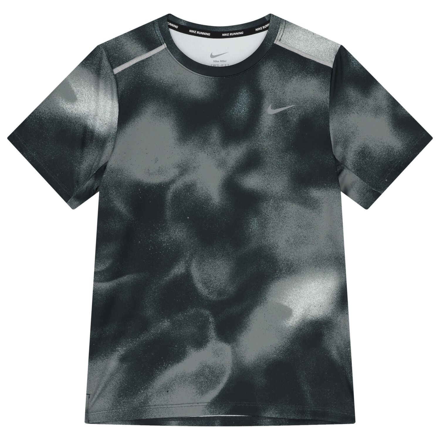 Boys Green Logo Tie-Dye Dri-Fit T-Shirt, 1, hi-res