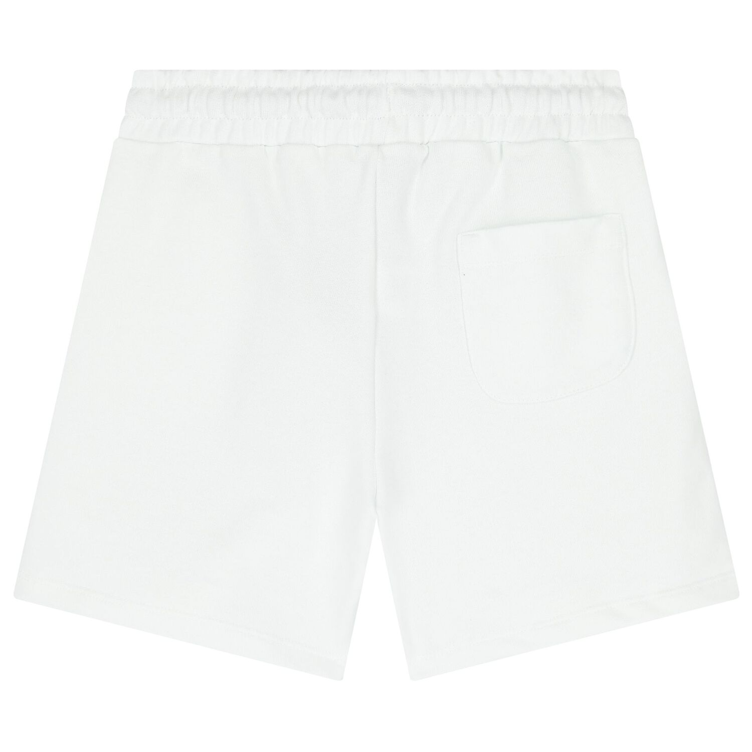 Boys White Logo Shorts, 1, hi-res