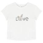 Baby Girls White & Beige Tracksuit Set, 1, hi-res