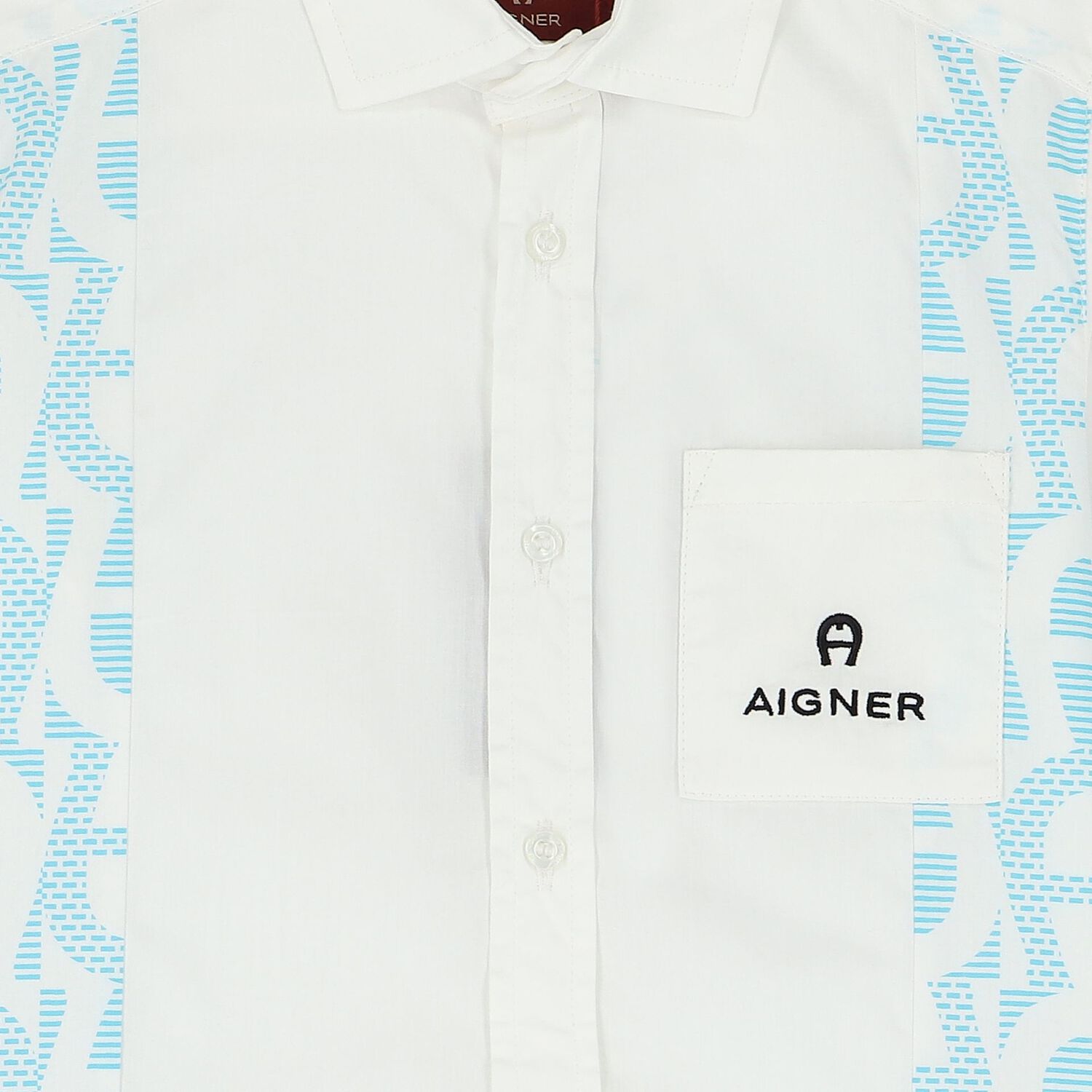 Boys White Logo Shirt, 1, hi-res image number null