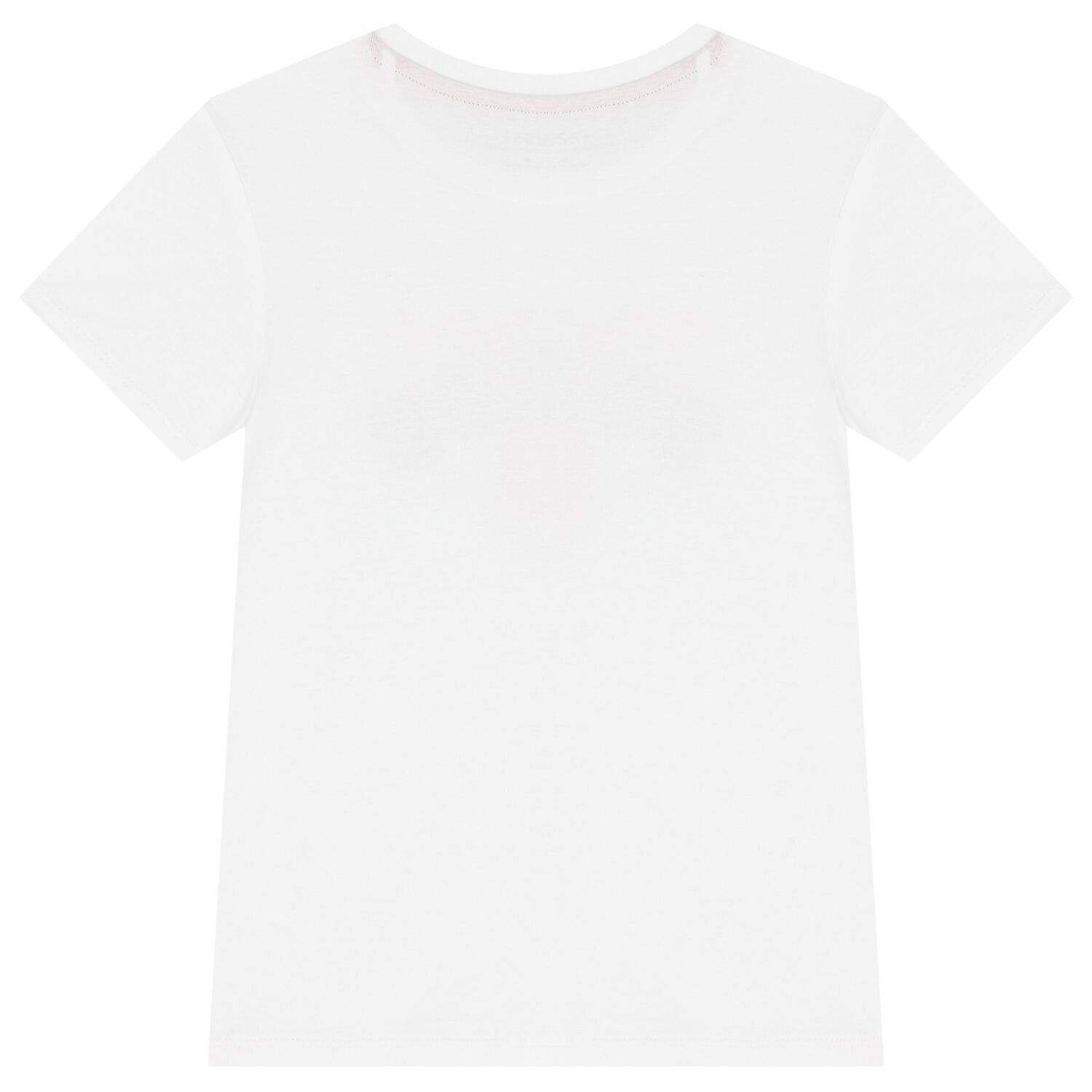 Boys White Logo T-Shirt, 1, hi-res