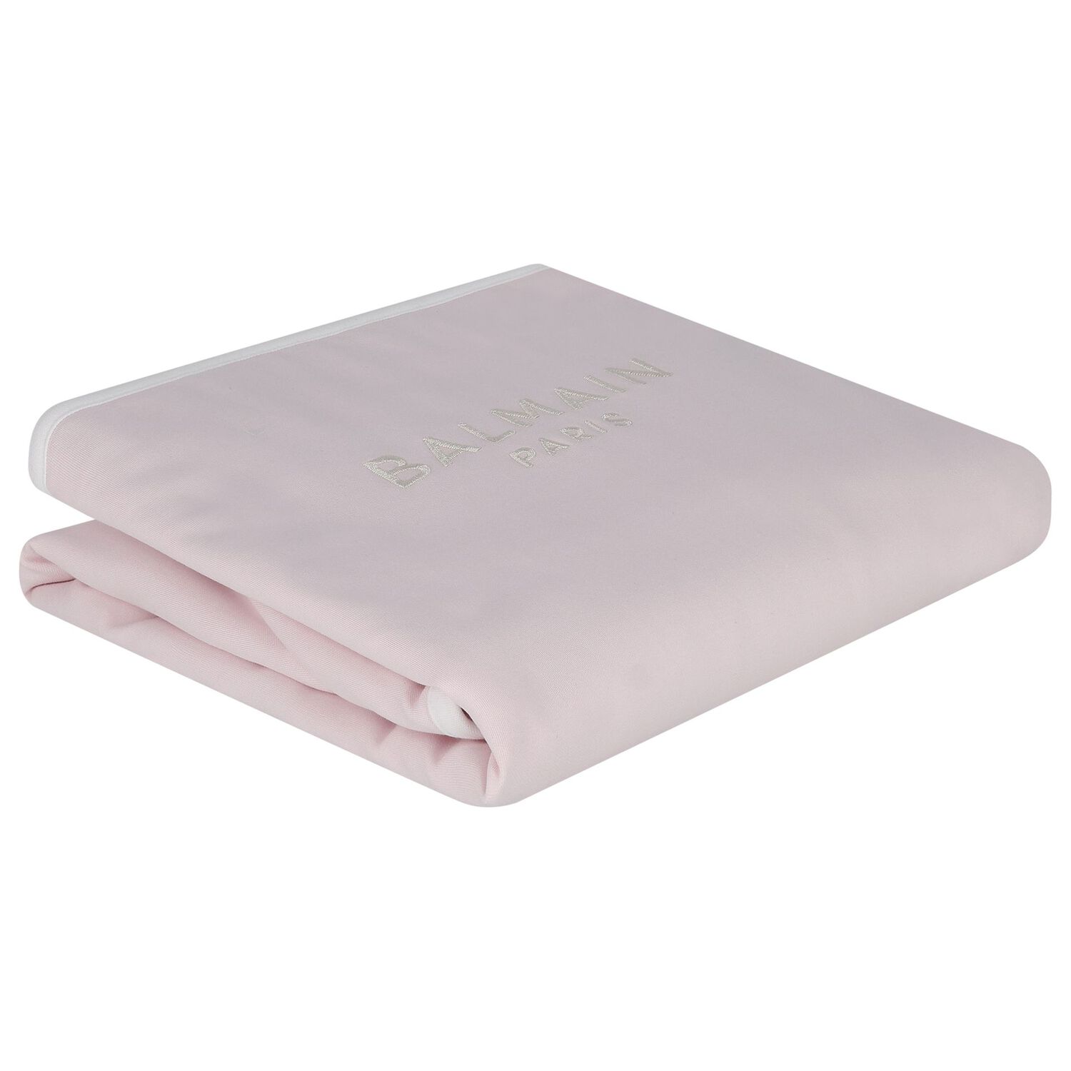Baby Girls Pink & Gold Logo Blanket, 2, hi-res
