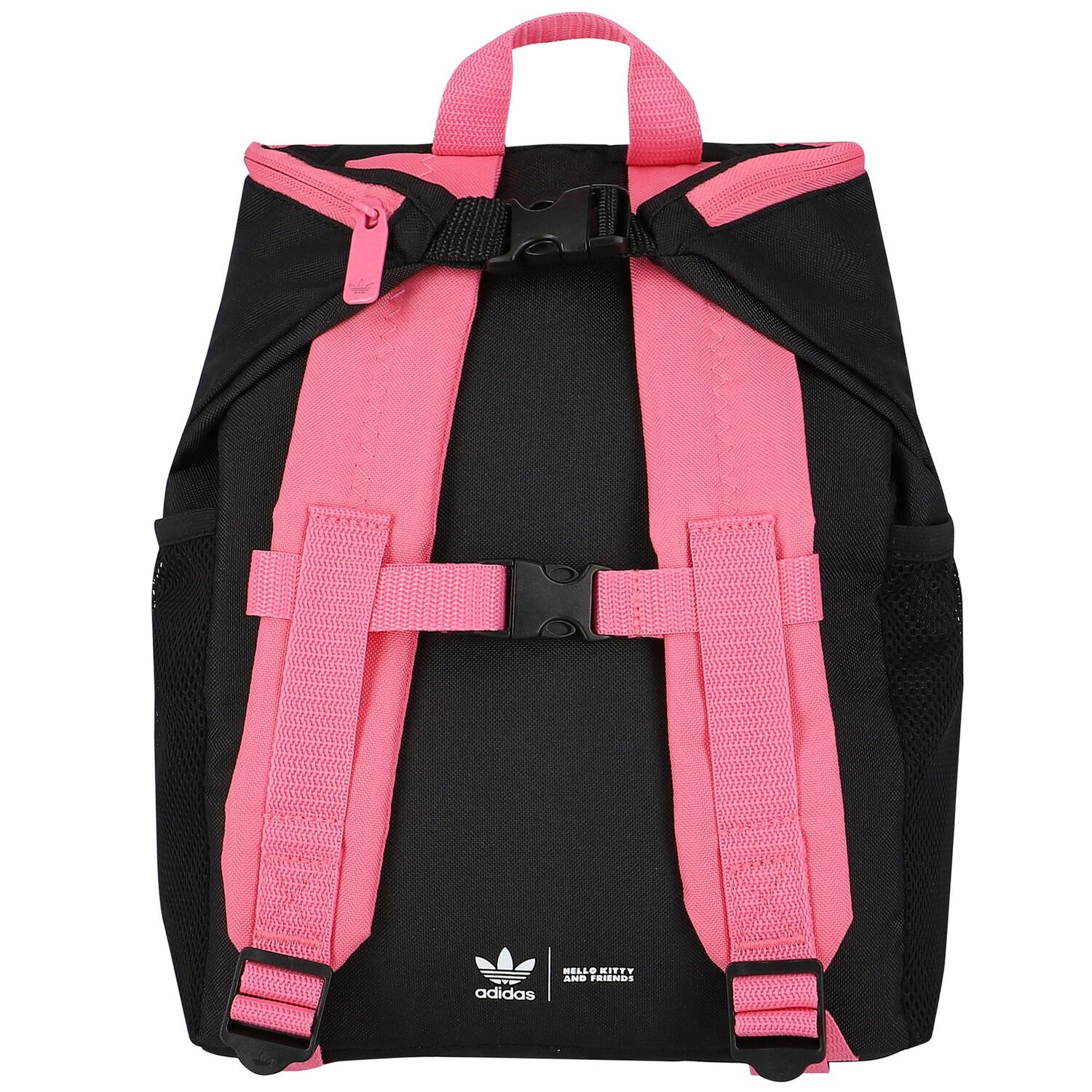 Girls Black Logo Backpack, 1, hi-res