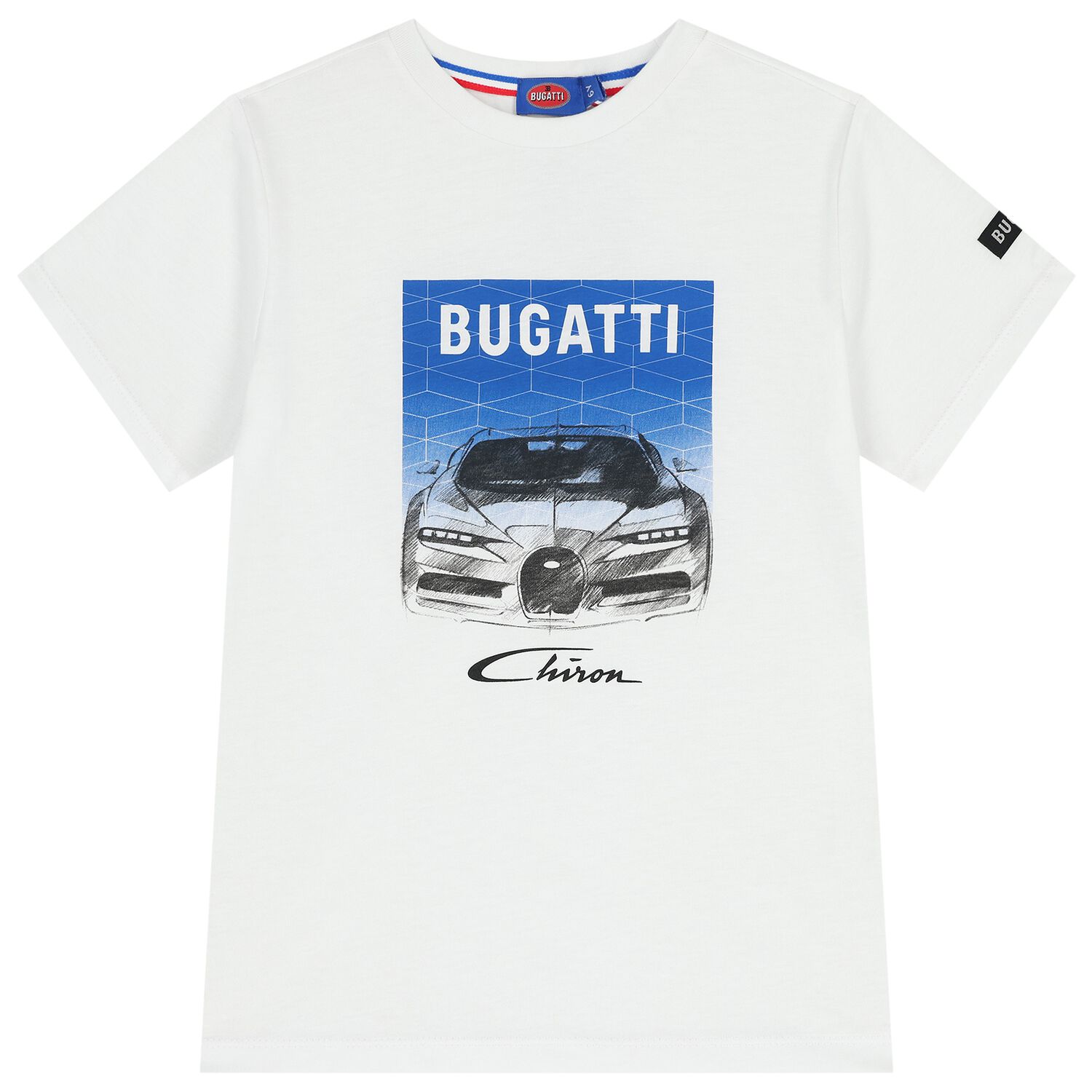 Boys White Logo T-Shirt, 1, hi-res