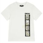 Boys White Logo T-Shirt, 2, hi-res