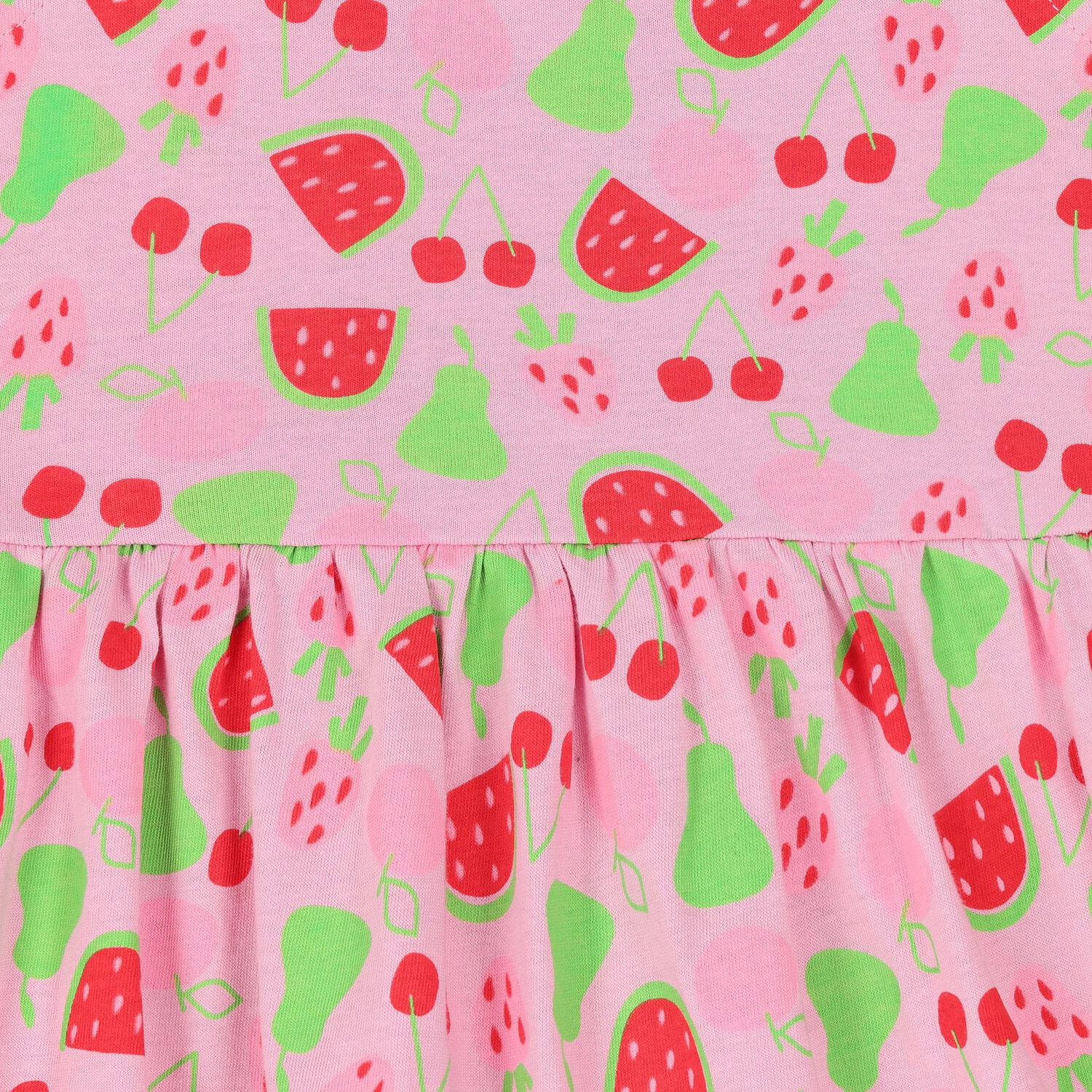Girls Pink Watermelon Print Dress, 1, hi-res image number null