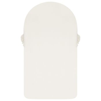 Baby Girls Ivory & Gold Flower Logo Nest
