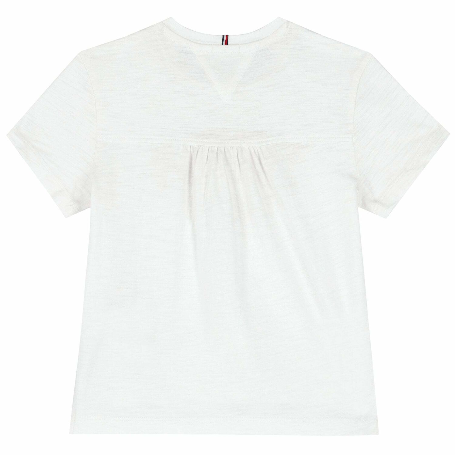 Girls White Logo T-Shirt, 1, hi-res