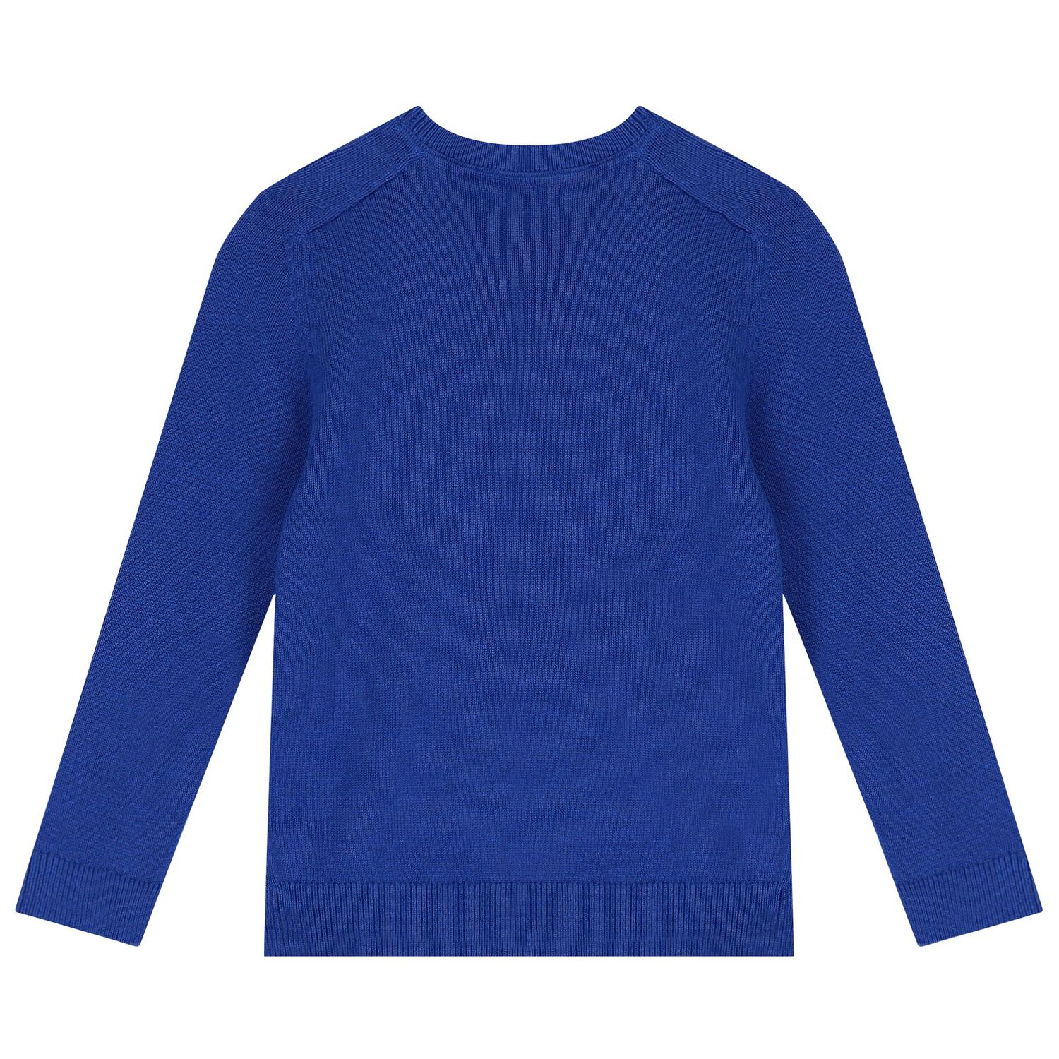 Boys Blue Knitted Jumper, 1, hi-res